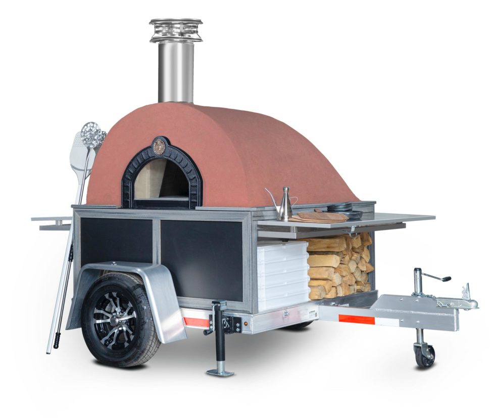 Mobile Wood Fired Pizza Ovens Brick Ovens On Wheel 6563