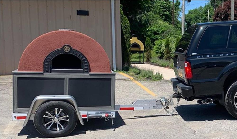 towing mobile pizza oven