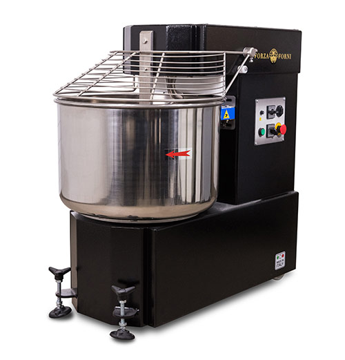 Pizza Group PM60 60 Kg 132 Lb Dough Capacity Automatic Spiral Mixers with  Fixed Bowl